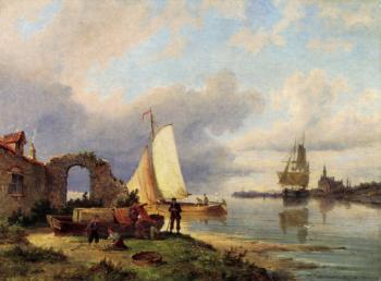 Pieter Christian Dommerson : On The Spaarne Haarlem